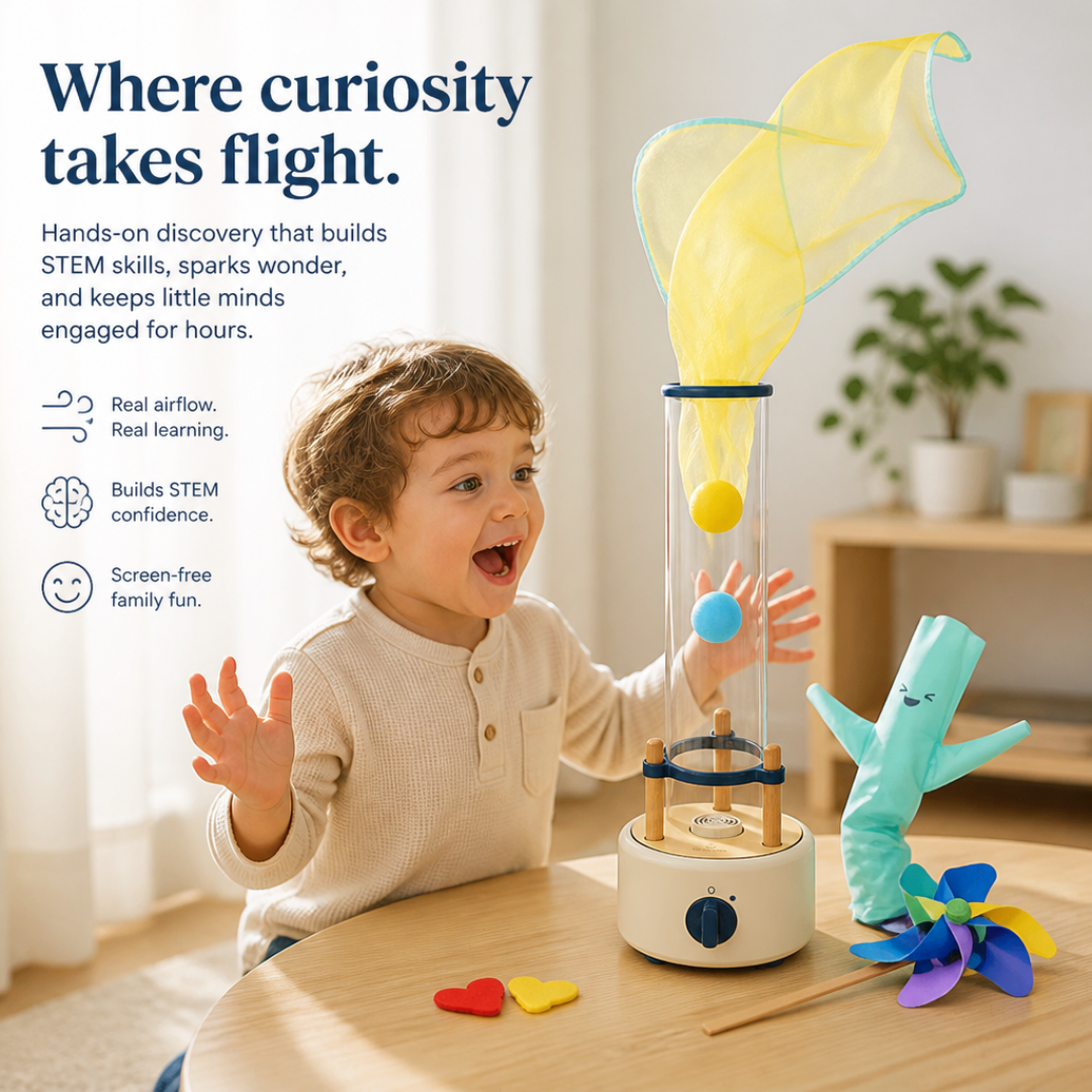 Kids Stem Toy Wind Play