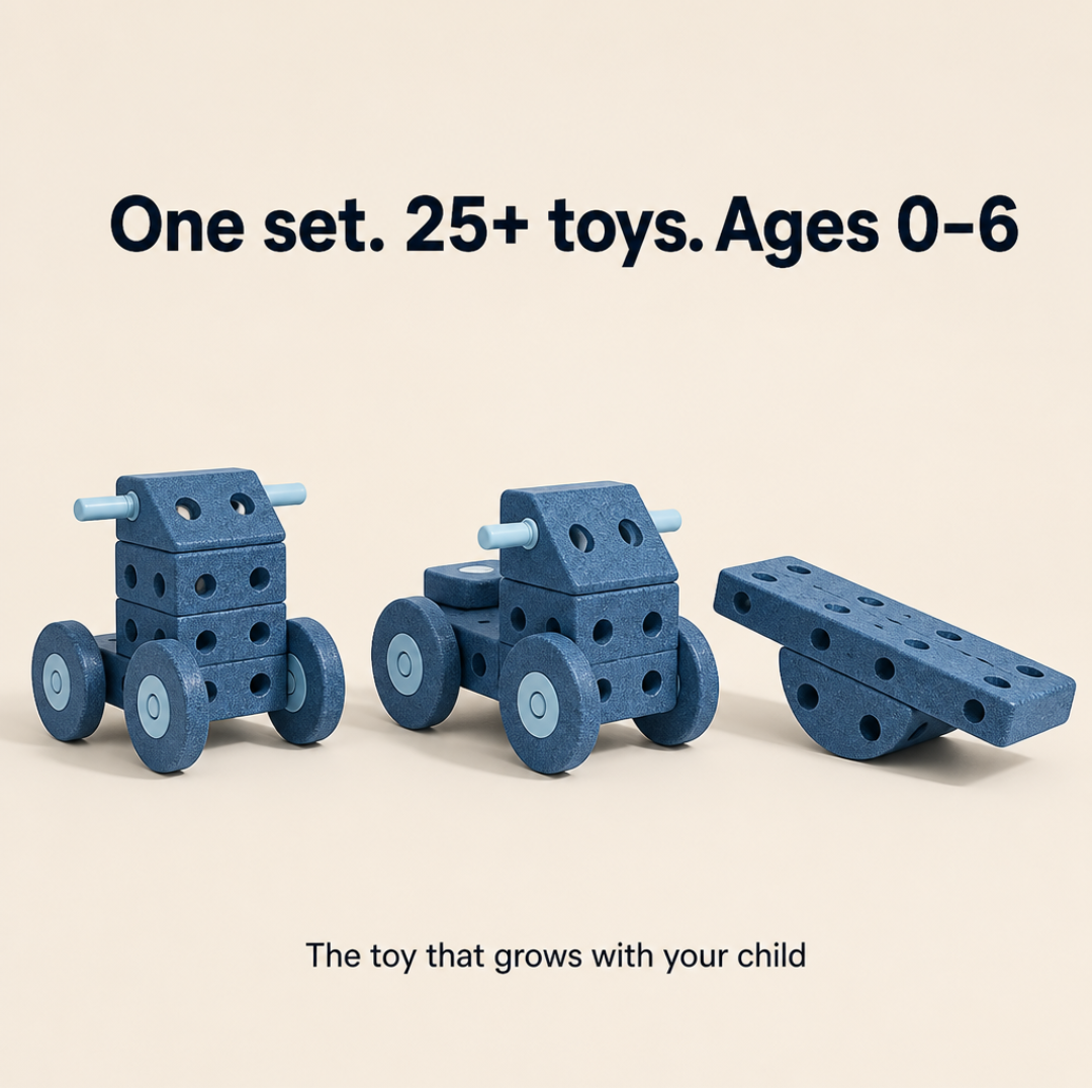 Lightweight open-ended play blocks