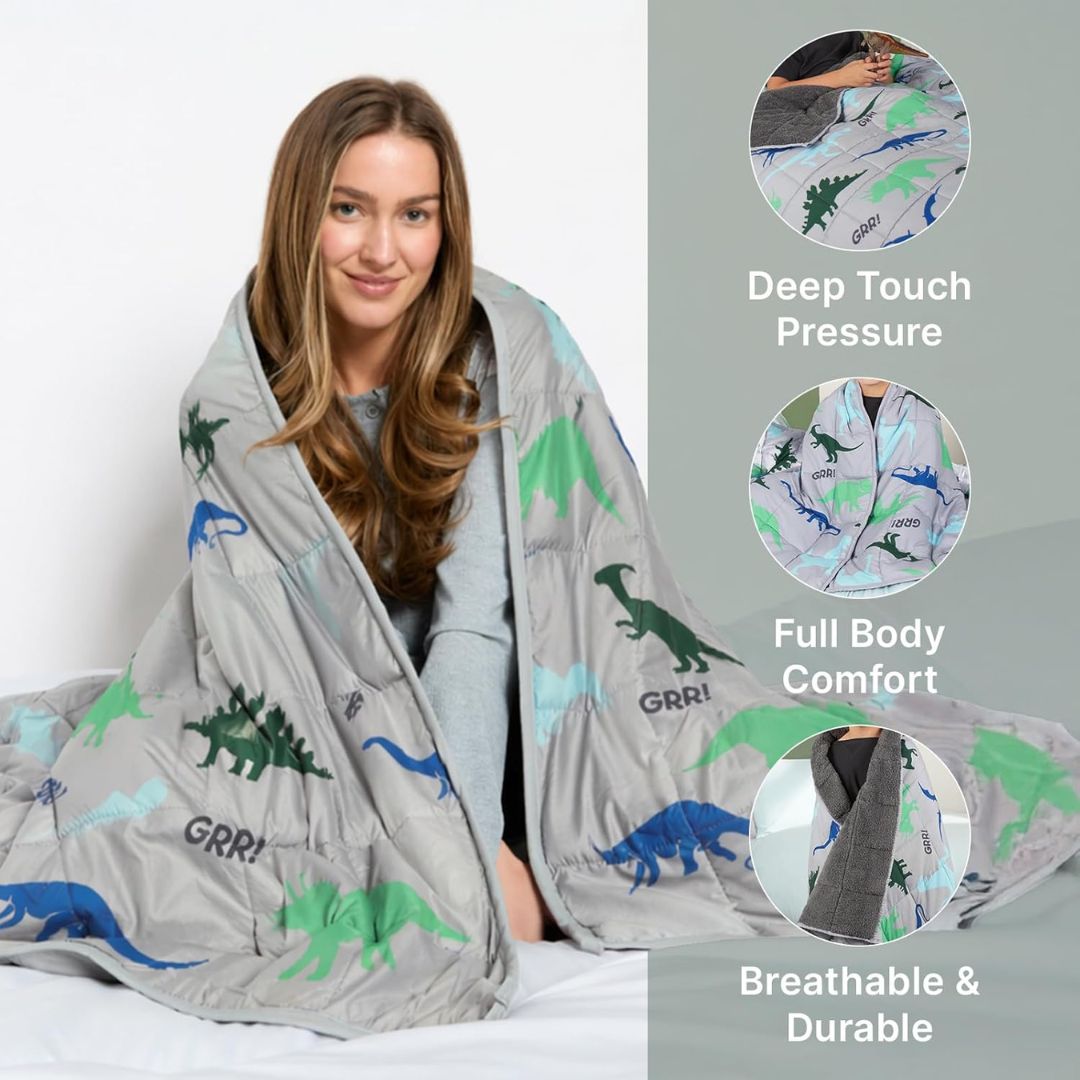 Dinosaur Kids Anxiety Blanket