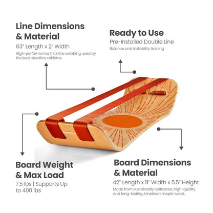 2-in-1 Balance Slackboard