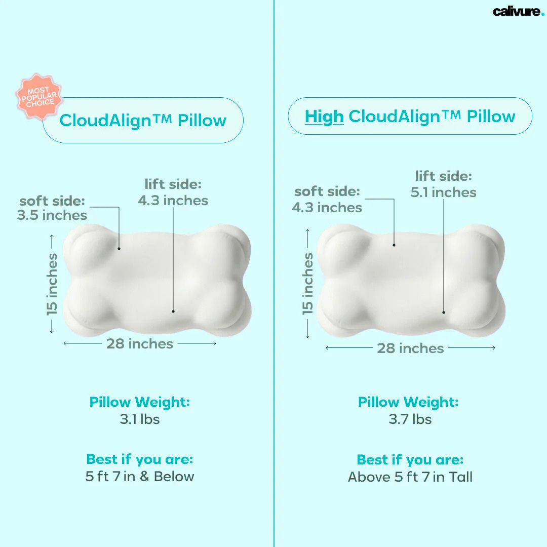 Premium Cloud Align Pillow + Free Pillow Case