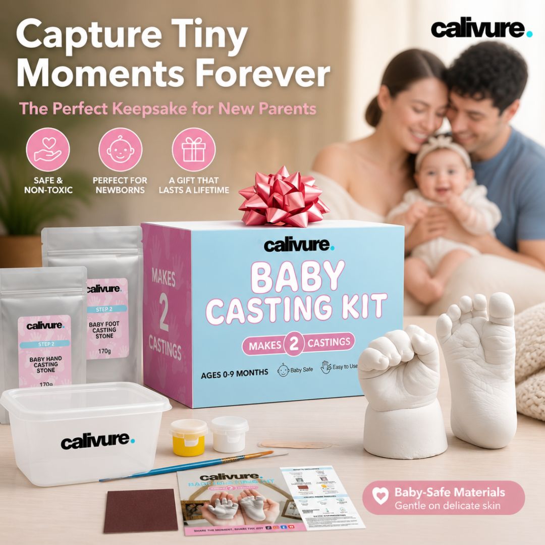 Baby Footprint and Hand Casting Kit
